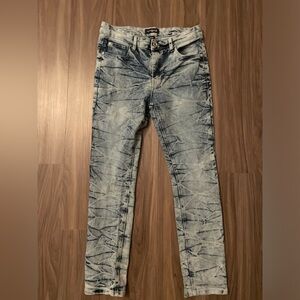 Wt02 Men's Light Wash Skinny Jeans size 34X30